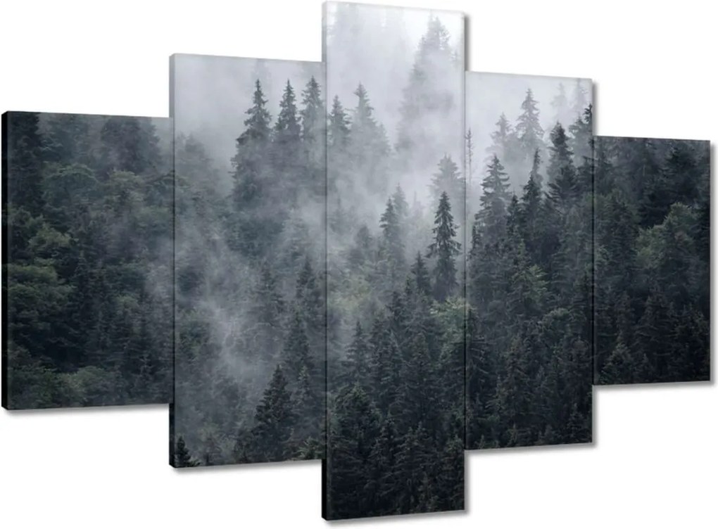 Festmények 150x105 Ködös hegyi táj