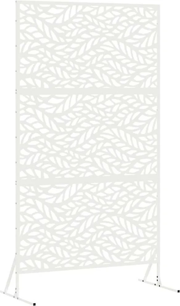 vidaXL Magánszféra Képernyő Fehér 100 x 50 x 180 cm Acél