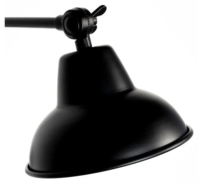 Fekete fali lámpa Xavi – White Label