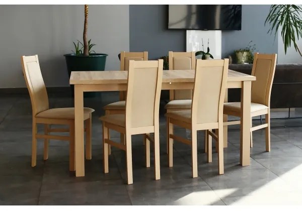 Étkezőszék ZOE tölgy/krémszínű