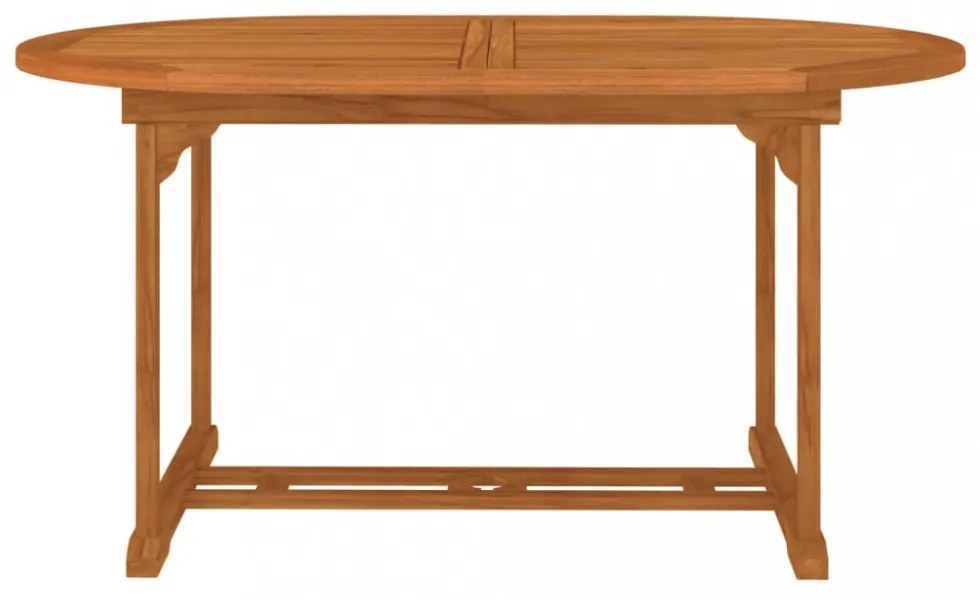 tömör eukaliptuszfa kerti asztal 200 x 100 x 75 cm