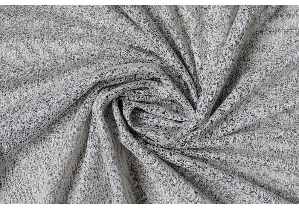 Szürke átlátszó függöny 300x245 cm Carmine – Mendola Fabrics