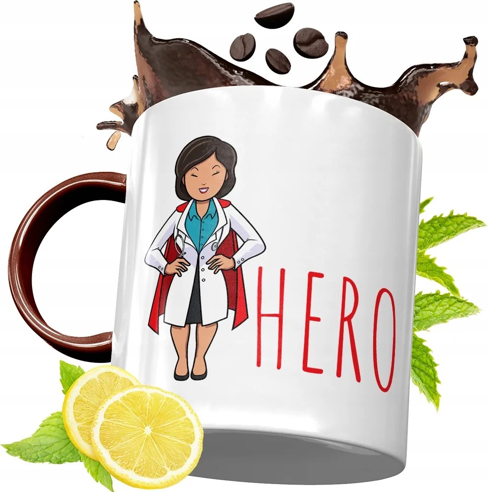 Bordó Bögre Doktornak Születésnapra Ajándék fényképes nyomattal