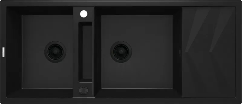 Magnetic gránit mosogató_nero_2 medence+csepegtető