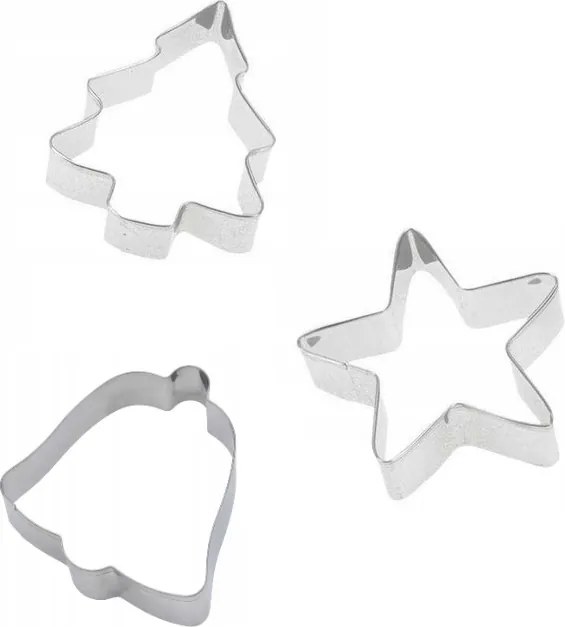 Zenker Sütemény- és mézeskalács lyukasztó 4 db Karácsonyfa (37/G-288)