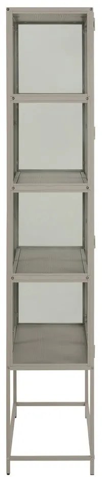 Szürke tálalószekrény 77x186x35 cm Seaford – Actona