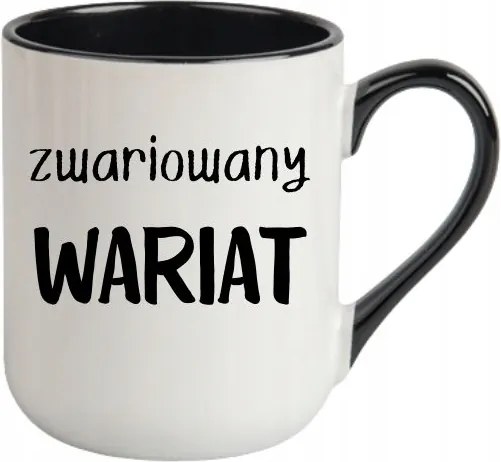 Bögre Fehér, Fekete Cofee Vicces Ajándék Őrült