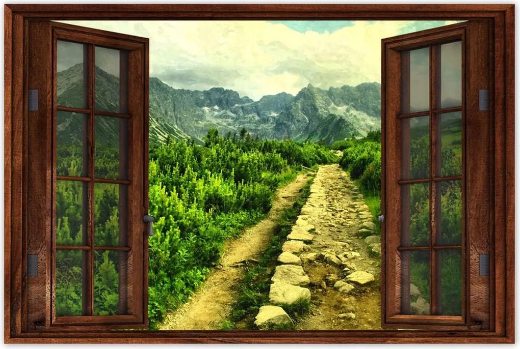 Poszterek 90x60 Napsütéses nap a Tátrában