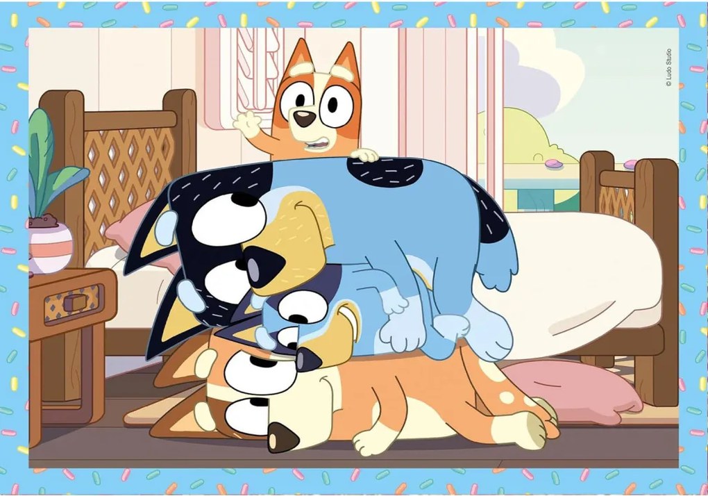 Bluey Play All Day 4 az 1-ben puzzle Clementoni