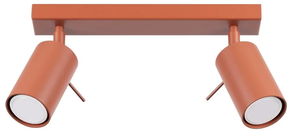Téglavörös spotlámpa 6x30 cm Etna – Sollux