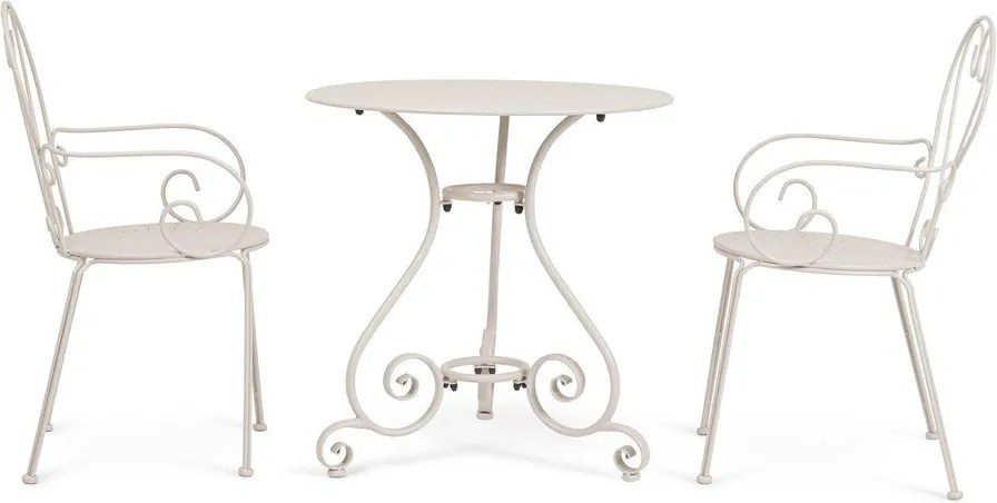 Acél kerek kerti kisasztal ø 70 cm Etienne – Bizzotto
