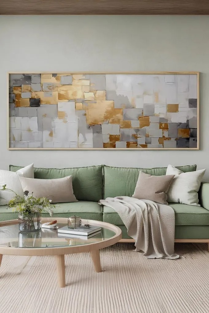 Artsmdfyty17-50120 keretezett MDF falikép, 50 x 120 cm
