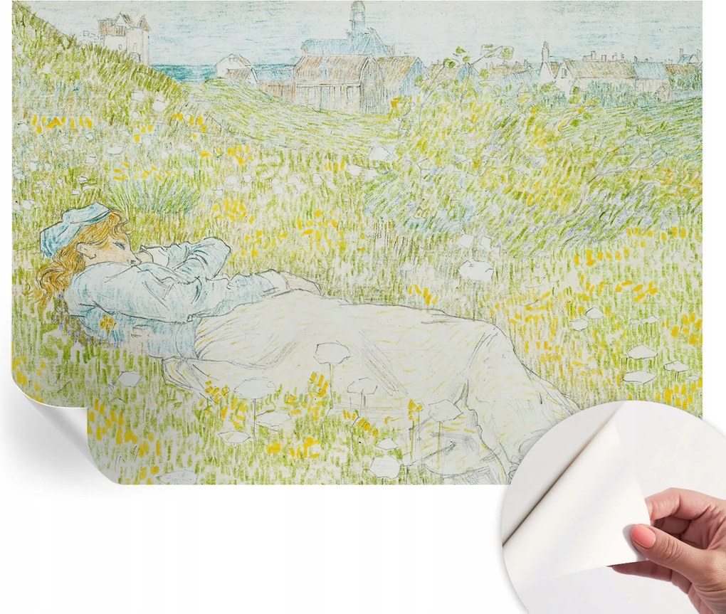 Öntapadós tapéta Fali furnér 3D hatás Tavaszi pihenés 208x146 cm