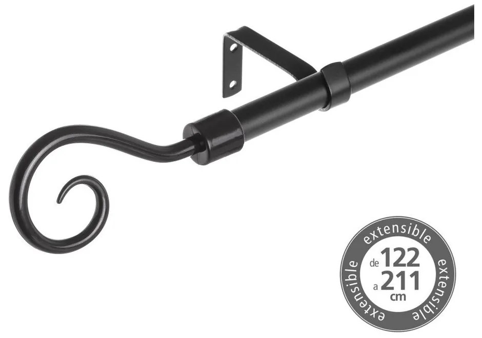 Fém bővíthető függönykarnis 122 - 211 cm – Casa Selección