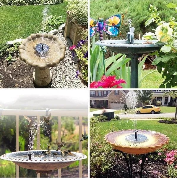 Zaparkorun Napelemes kerti szökőkút