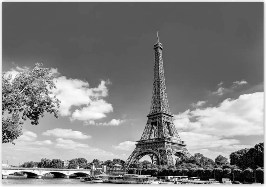 Plakátok 100x70 Fekete-fehér fénykép