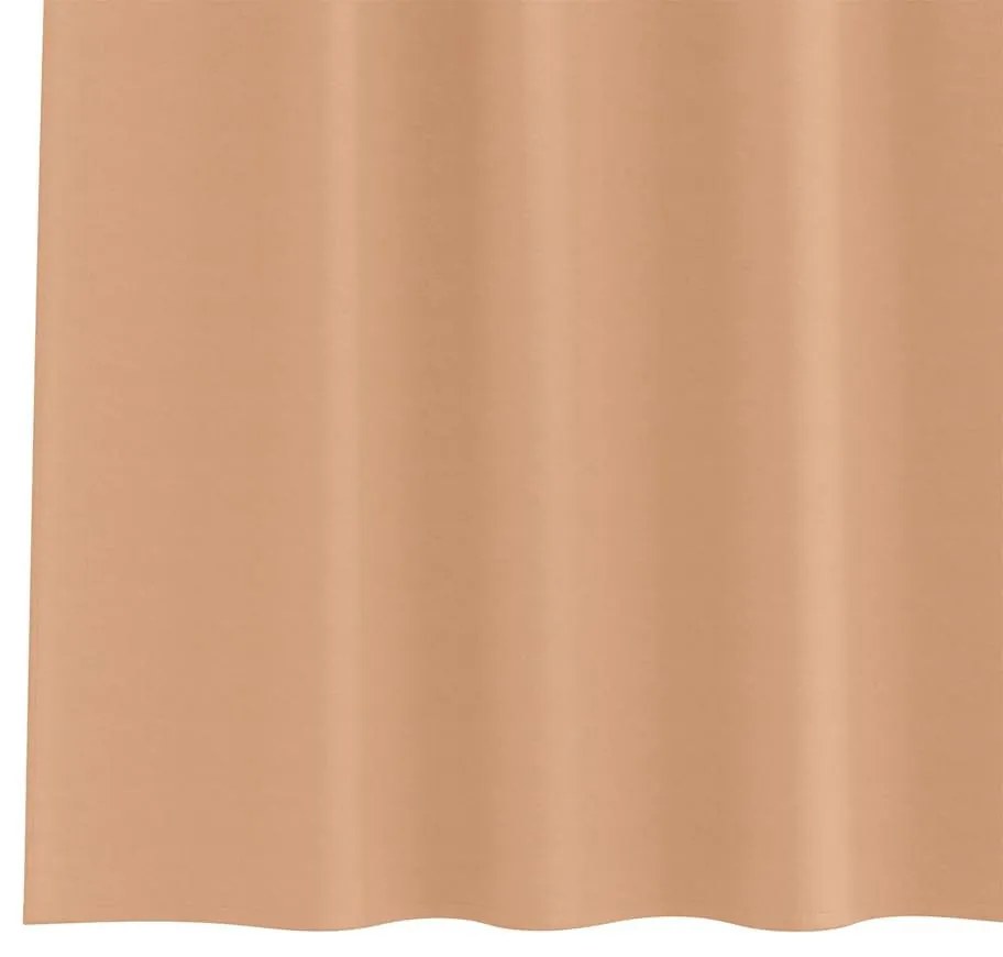 Függönyök függönyökkel 2 pcs Világosbarna 140x140cm Poliészter