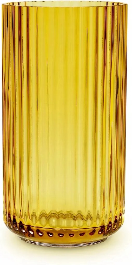 Lyngby Porcelain Lyngby Üvegváza 15 cm Amber Borostyánszínű