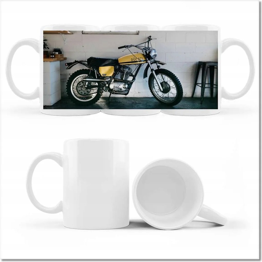 Ducati krómsárga fotóbögre