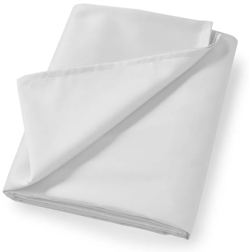 Fehér pamut-szatén lepedő 180x260 cm Cotton Sateen – Bianca
