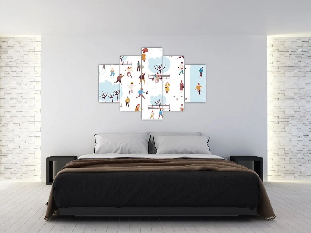 Kép - Boldog telet (150x105 cm)