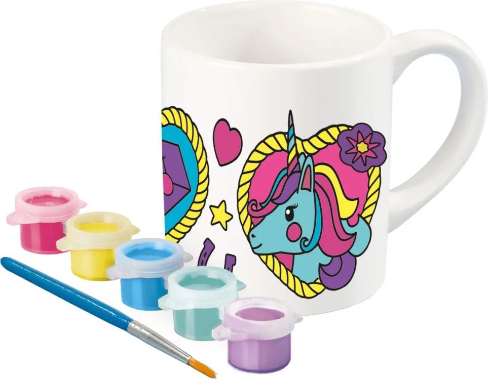Unikornis Heart festhető porcelán bögre 235 ml Díszdobozban
