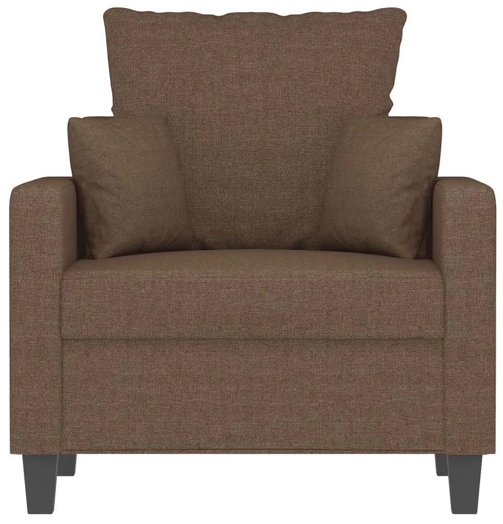 vidaXL barna szövet kanapéfotel 60 cm
