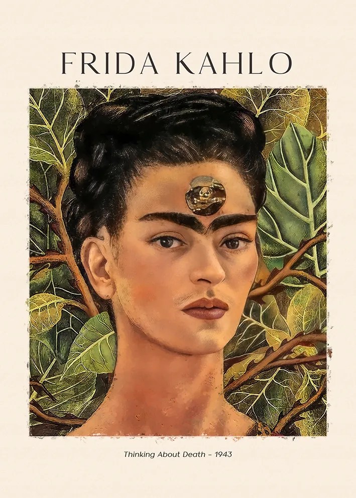 Frida Kahlo Önarckép poszter kép 40x50 cm #319