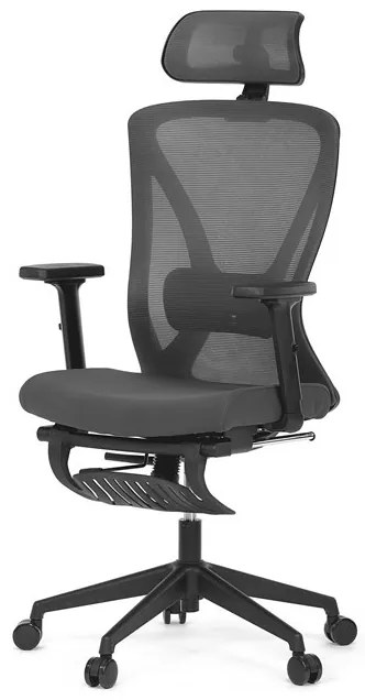 Szürke Hálós Irodai Szék, Szinkron Mechanikával. KA-S257 GREY