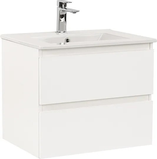 Vario Forte 60 alsó szekrény mosdóval fehér-fehér