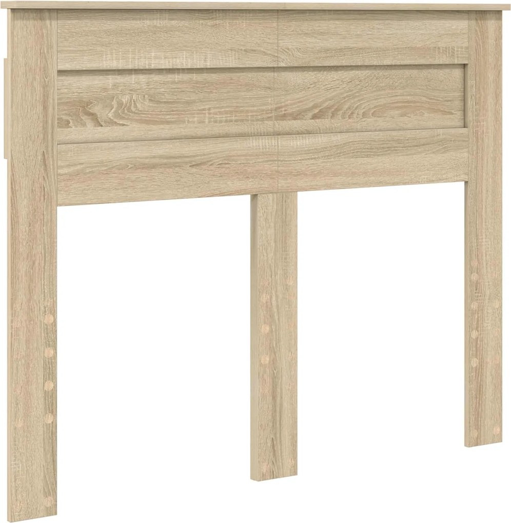 vidaXL Fejtámla Sonoma tölgy 120 cm Faanyag