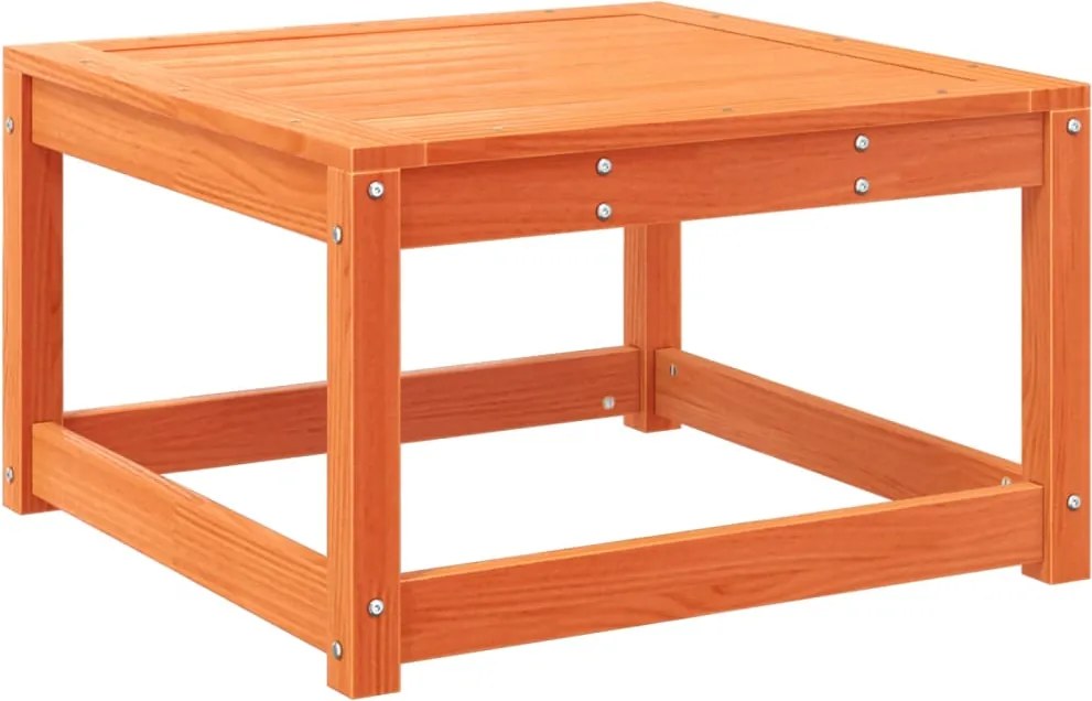 vidaXL viaszbarna tömör fenyőfa kerti lábtartó