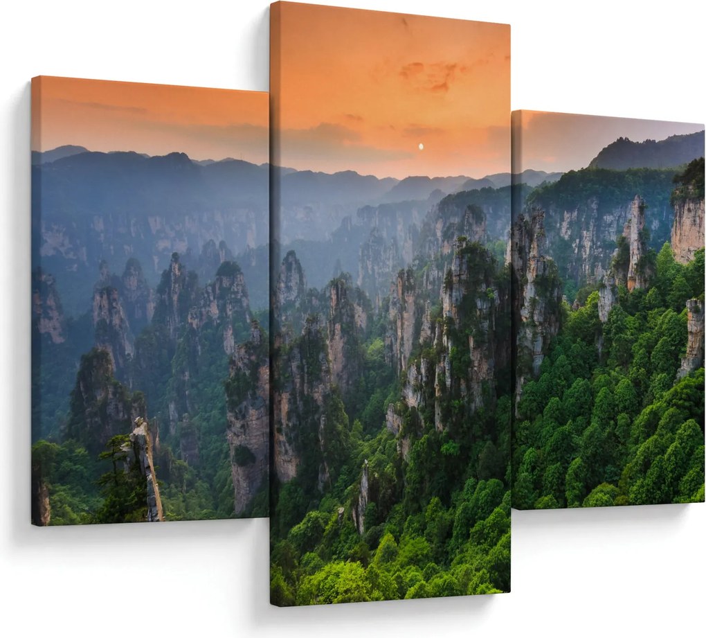 Kép - Zhangjiajie Nemzeti Erdei Park (90x60 cm)