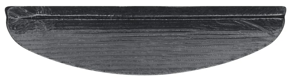 10 db fekete öntapadó lépcsőszőnyeg 65 x 22,5 x 3,5 cm