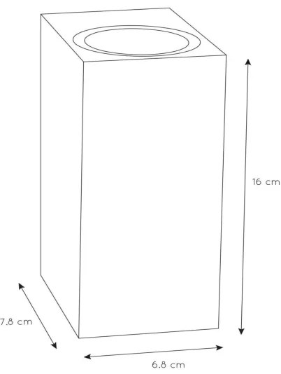 Lucide 69800/02/31 - Kültéri fali lámpa ZARO 2xGU10/35W/230V IP44 fehér