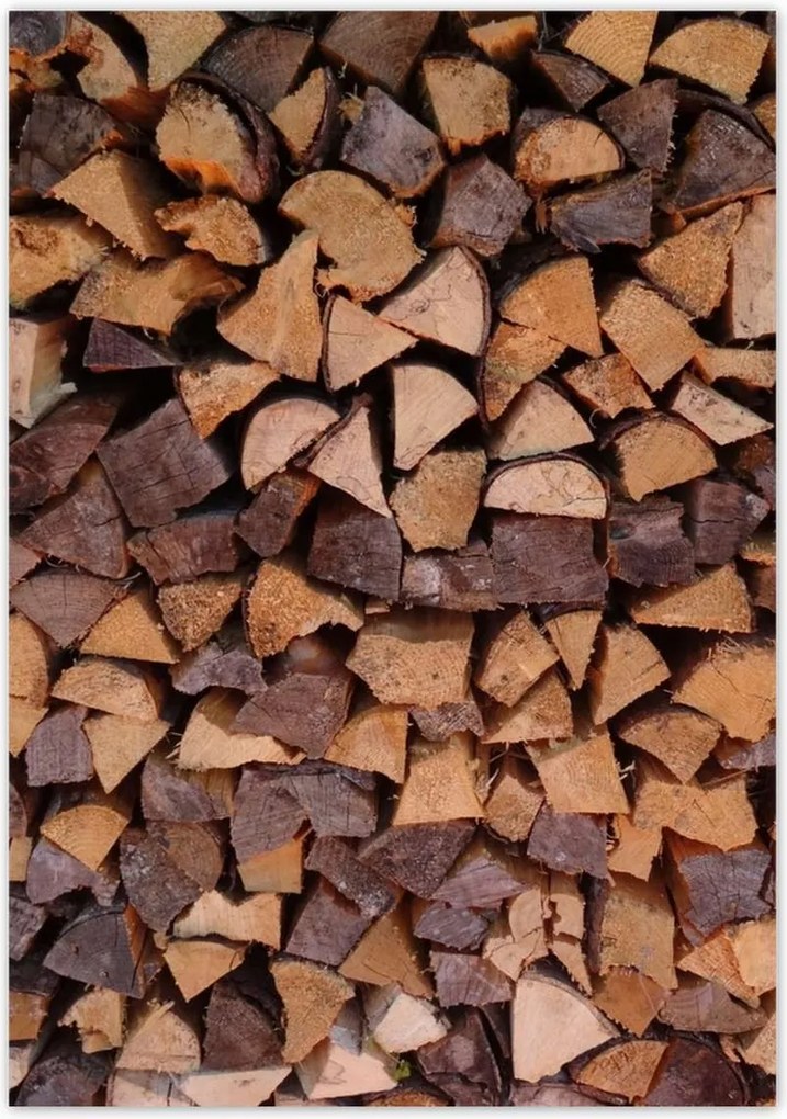 Poszterek 70x100 Kandalló fa