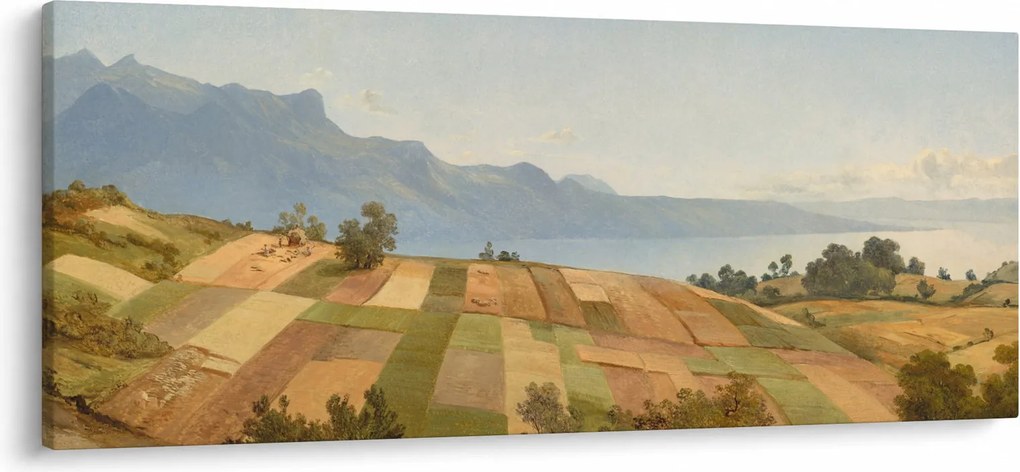 Kép - Alexandre Calame, Swiss Landscape, reprodukciók (120x50 cm)