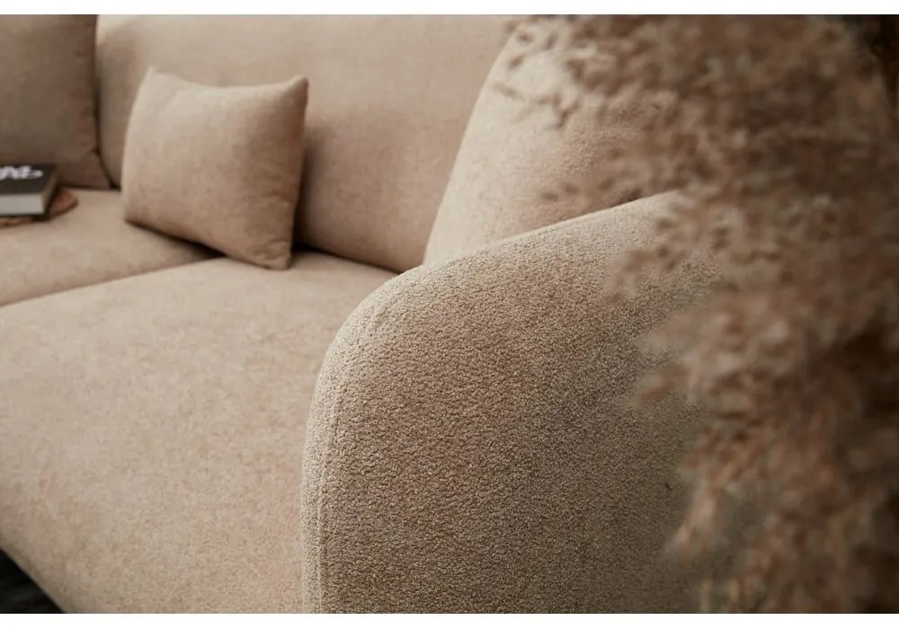 Bézs kinyitható kanapé 210 cm Simena – Balcab Home