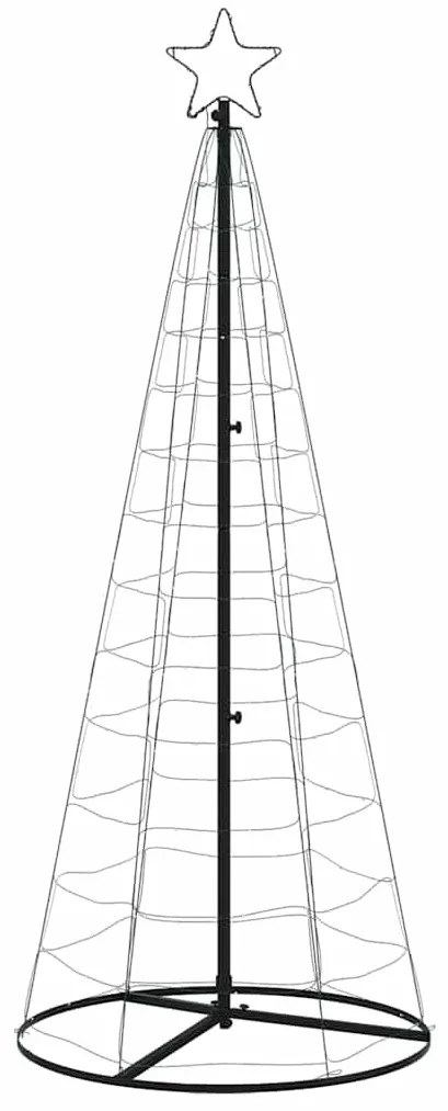 színes LED karácsonyfa 200 LED 182 cm