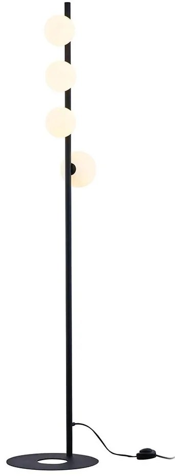 Jupiter 1929 - Állólámpa TAIDA 4xG9/40W/230V fekete