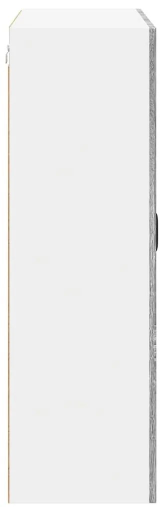 Fali konyhaszekrény Szürke Sonoma 80 x 31 x 100 cm Faanyag