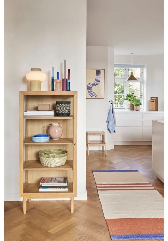 Natúr színű tölgyfa tálalószekrény 60x130 cm Kaiser – Hübsch