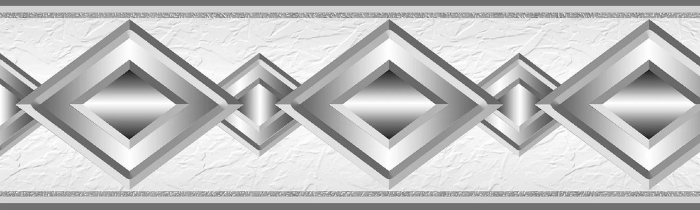 Deco Border fali dekorációs csík 58 rombusz