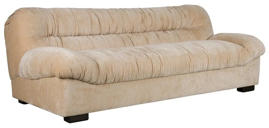 Bézs bársony kanapé 214 cm Douglas – Dutchbone