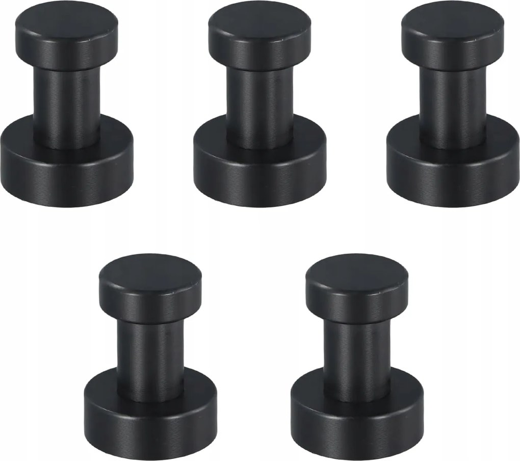 Törölközőtartók rozsdamentes acél króm 3cm 5 db