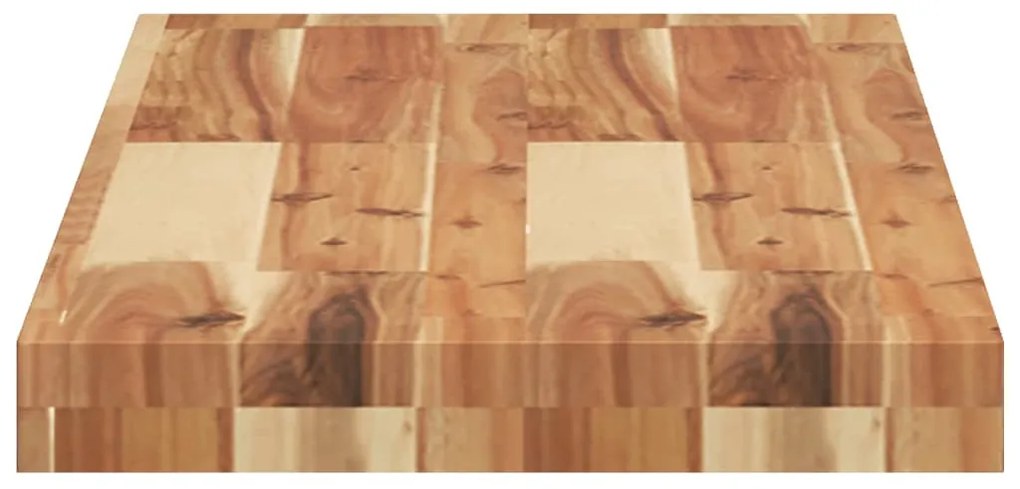 olajbevonatú tömör akácfa függőpolc 80 x 30 x 4 cm