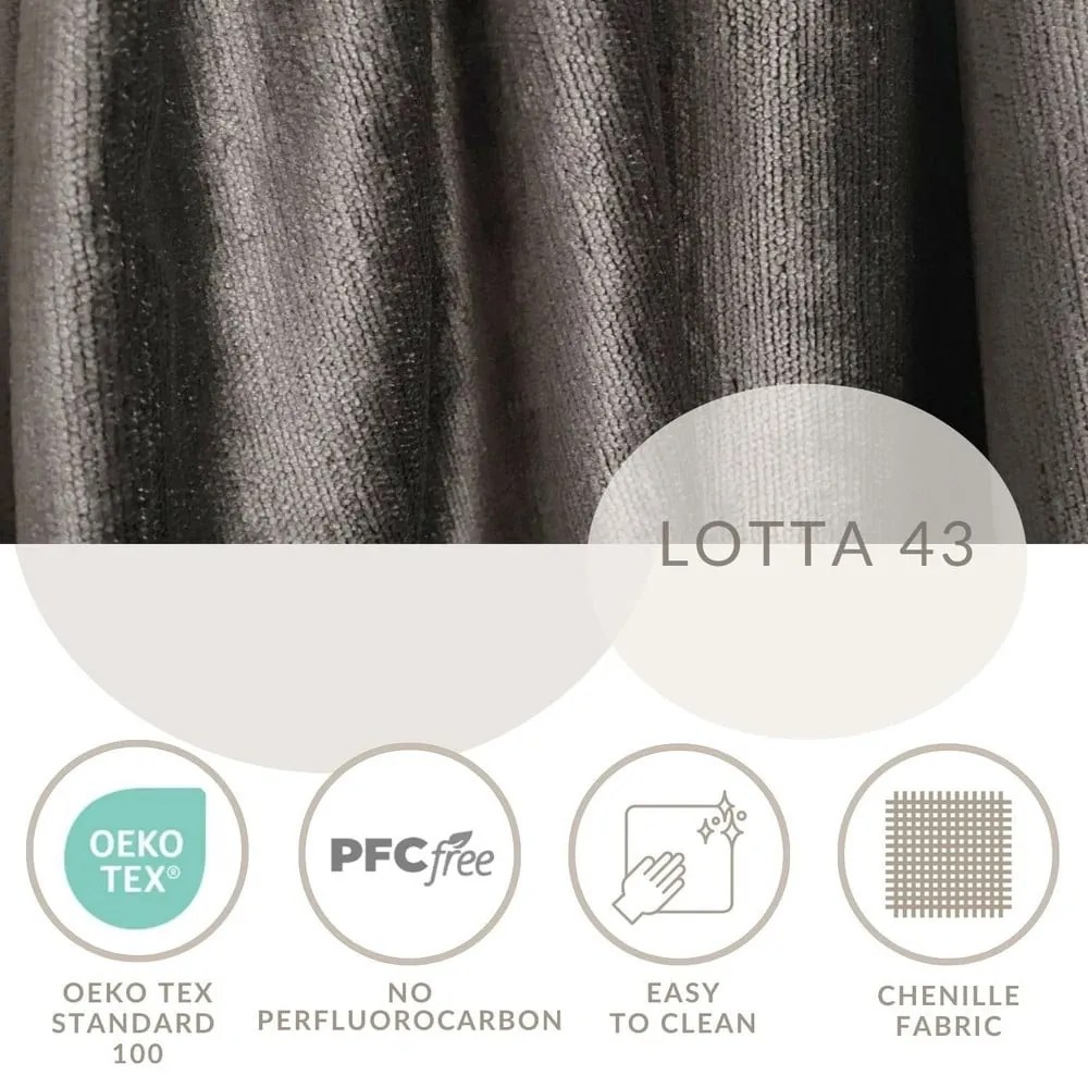 Sötétszürke ágyneműtartós boxspring ágy 200x200 cm Voyage – Maison de Rêve