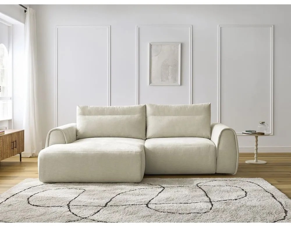 Bézs sarokkanapé Aden – Bobochic Paris