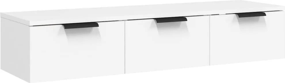 vidaXL fehér szerelt fa faliszekrény 102 x 30 x 20 cm