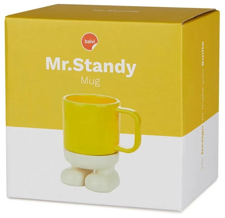 Bögre és tálka készlet Mr. Standy - Balvi